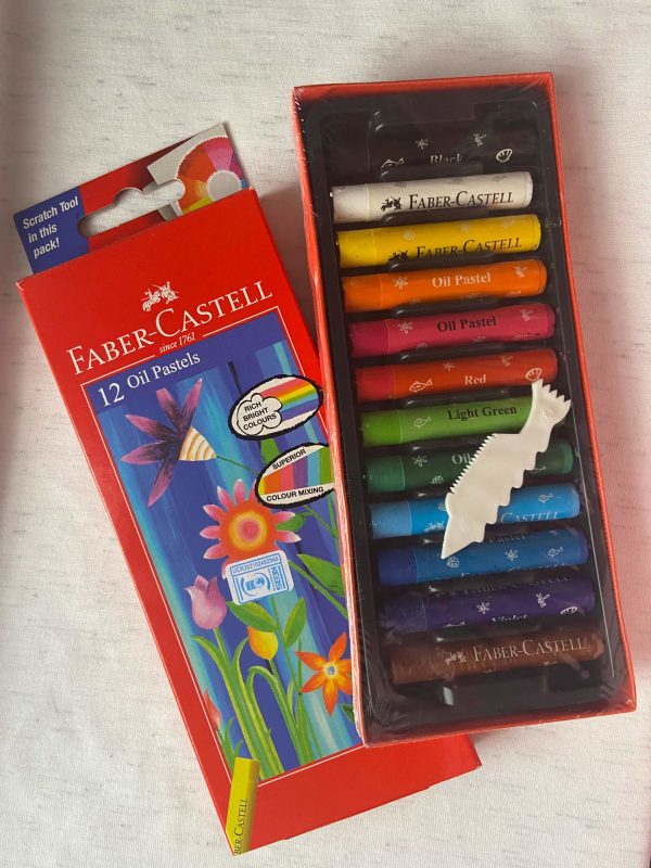 Faber Castell Oil Pastels 12 Colors - Image 3