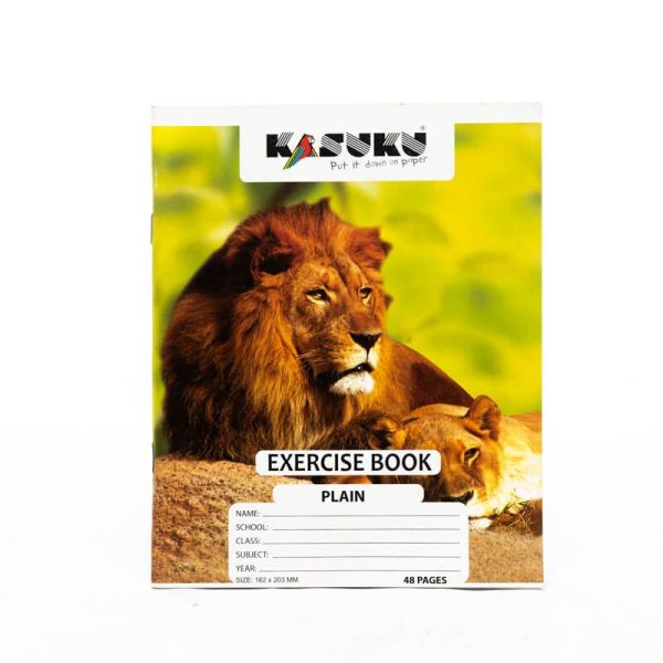 Exercise Book A5 Plain 48pgs Kasuku