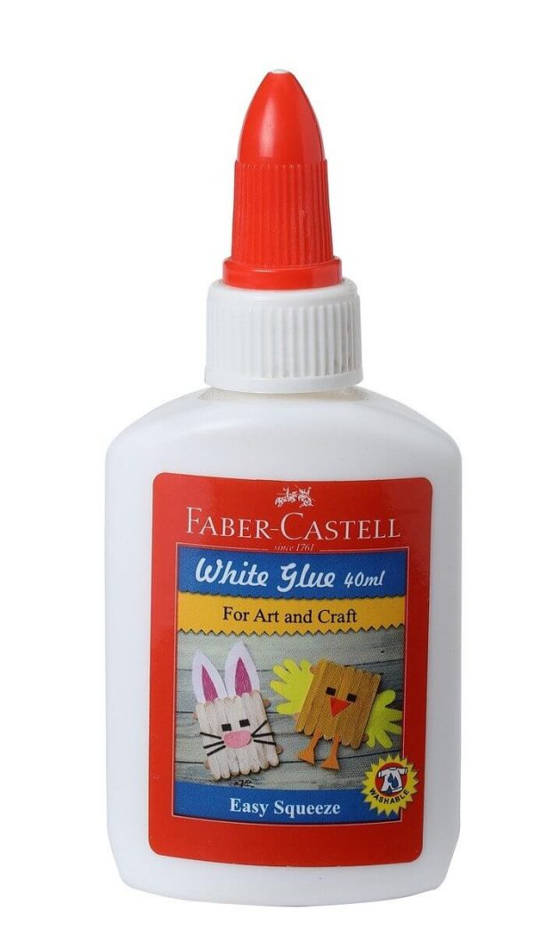 Faber Castell Craft Glue White 100ml W/Dispenser
