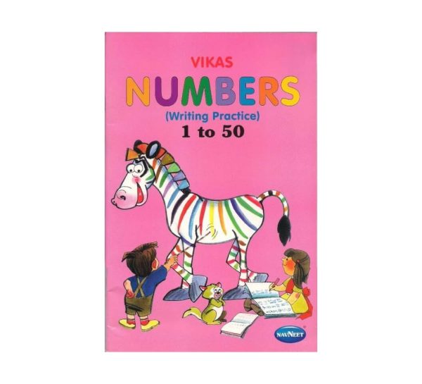 Vikas Numbers 1 to 50 Tracing book