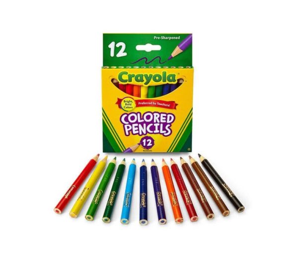 Crayola Colour Pencil Half Size 12colors