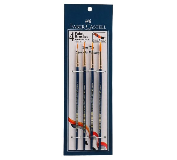 Faber Castell Brush Hair Round set 4pcs
