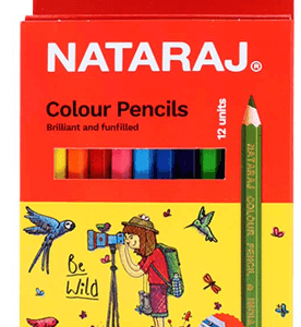 Nataraj Colour Pencils Half Size 12pcs