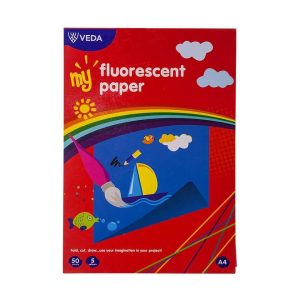 Veda Pad Fluorescent Luminous Paper A4 50Sheets