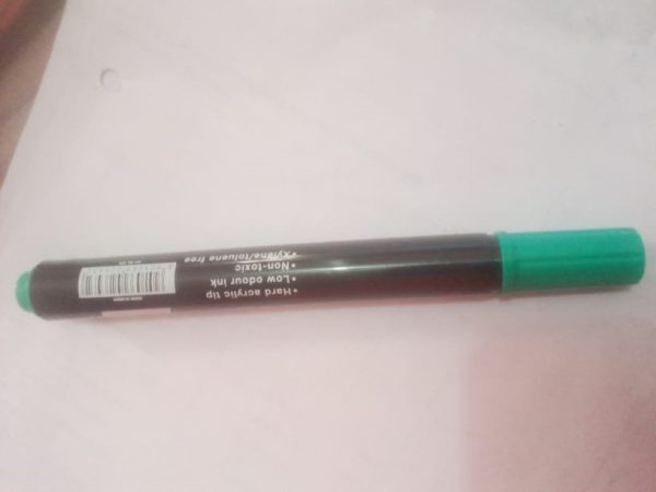 Luxor Green Permanent Marker, Chisel Tip
