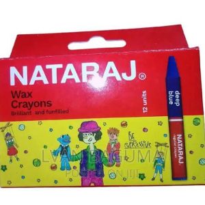 Nataraj Wax Crayon (60mm Long) 12pcs