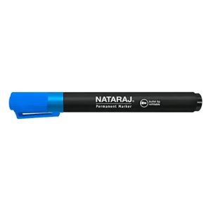 Nataraj Permanent Marker Chisel Tip Blue