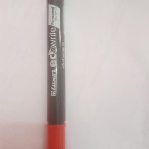 Luxor Red Permanent Marker, Chisel Tip