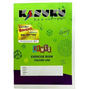 Exercise Book A4 Square Ruled 200pgs Kasuku