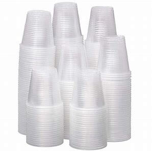 Disposable Plastic Water Cups For Art 1Pcs