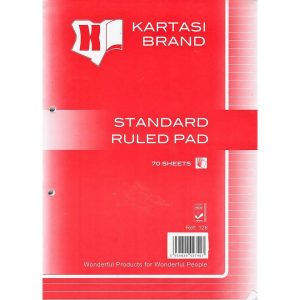 Standard Ruled Leaf Pad A4 Kartasi Ref 126