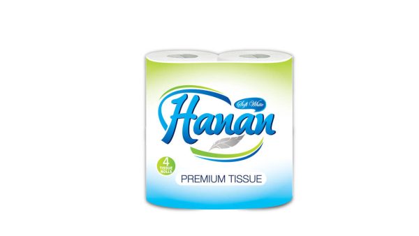 Hanan Toilet Tissue Paper 4 Rolls