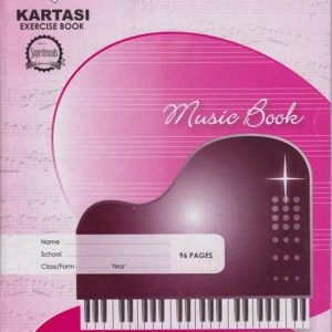 Exercise book A4 Music Manuscript 96Pgs Kartasi