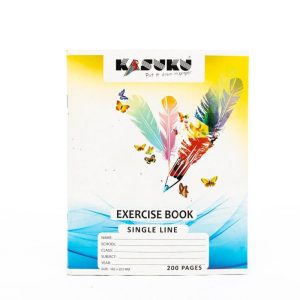 Exercise Book A5 Single Ruled 200Pgs Kasuku