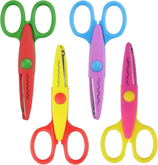 Serrated Scissors 1Pcs with plastic coating