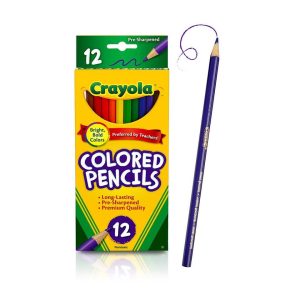 Crayola Colored Pencils Full Size 12Pcs