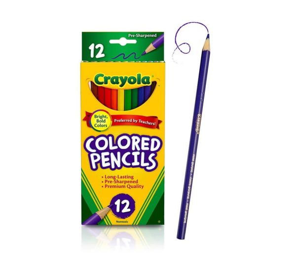 Crayola Colored Pencils Full Size 12Pcs