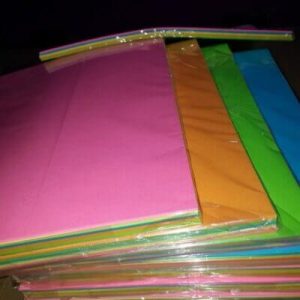 M And G Luminous Paper Hard A2 Size 10Pcs Assorted Colours