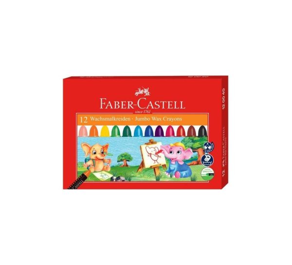 Faber Castell Crayons Bullet Wax 12 pieces 90mm