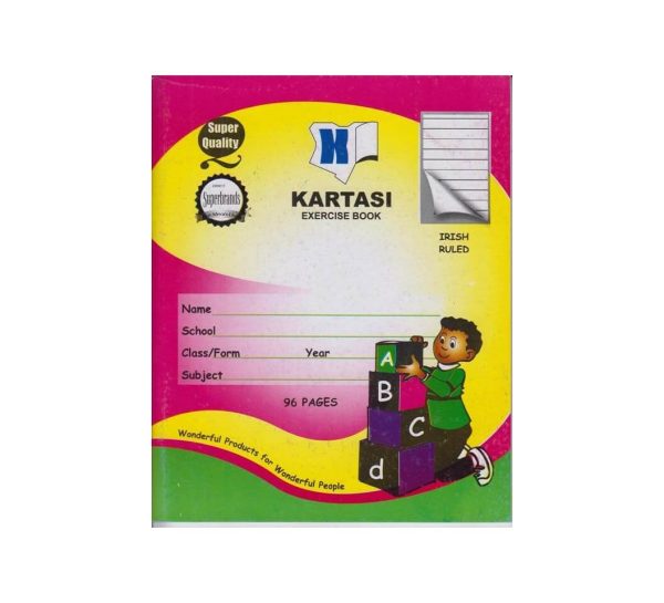 Exercise Book A5 Irish Ruled 96pgs Kasuku
