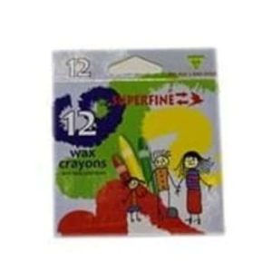 Superfine 12 wax crayons