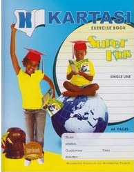 Exercise Book A5 Single 64pgs Kartasi 1 Carton 30 Dozen