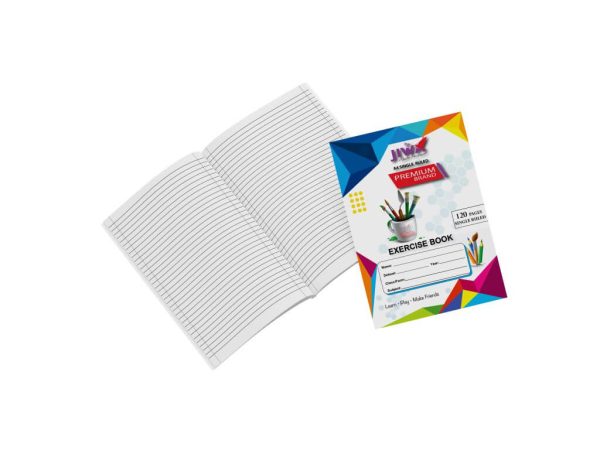 Exercise Book A4 Single Ruled 120pgs Jiwa 1 Carton 8.5 Dozen