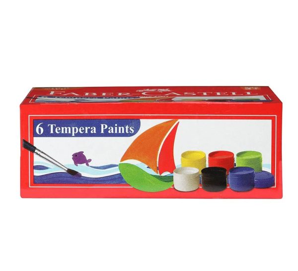 Faber Castel Tempera Paints 6s