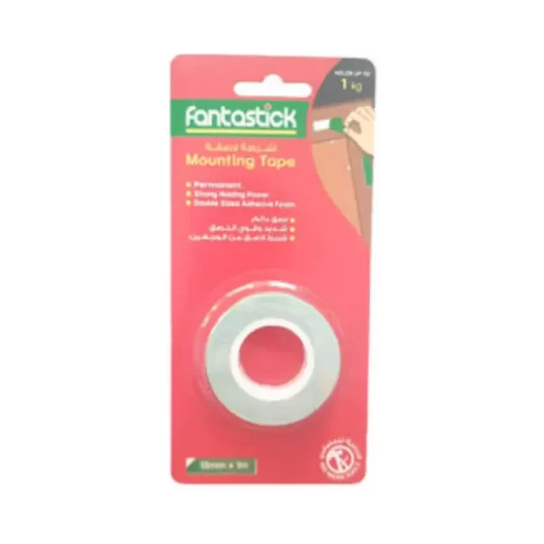 Fantastick Double Sided Mounting Tape 12mm by 1m