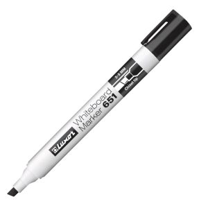 Luxor Black Non Refillable Whiteboard Marker Chisel Tip Per Piece
