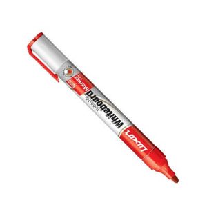Luxor Red Non Refillable Whiteboard Marker Chisel Tip Per Piece