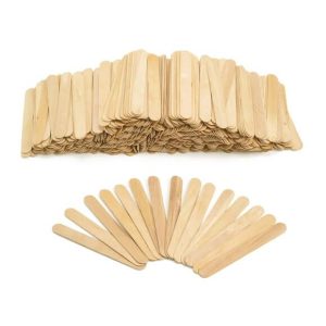 Popsicles Non-coloured Wooden Sticks Kids DIY 50pcs