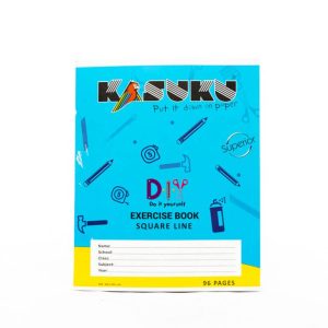Exercise Book A5 Square Line 96pgs Kasuku