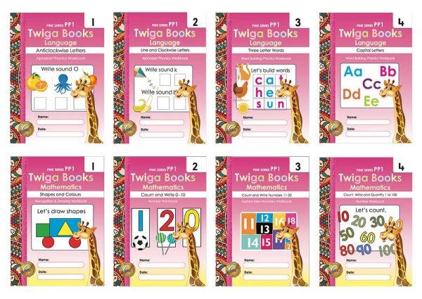 Twiga Pink Series 8 Books