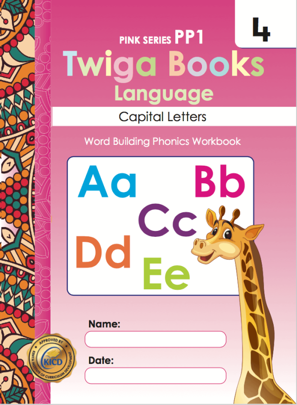 Twiga Books Language 4 Capital Letters Pink Series