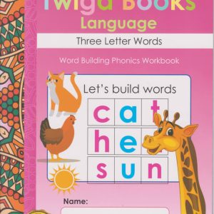 Twiga Books Language Three Letter Words Book 3 Pre Primary 1