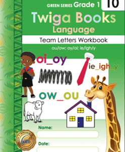 Twiga Books Series  Language Team Letters Workbook 10 Green Series