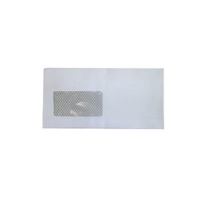 White Envelope DL Wallet Window Pack of 25
