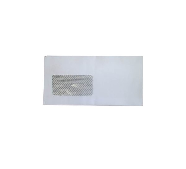 White Envelope DL Wallet Window Pack of 25