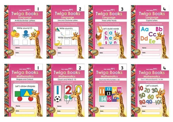 Twiga Pink Series PP1 8 Books