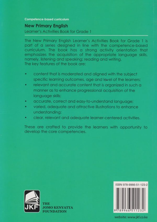 JKF New Primary English Grade 1 - Image 2