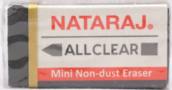 Nataraj Non Dust Black Eraser