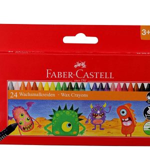 Faber Castell Crayons Regular Wax 24s 75mm