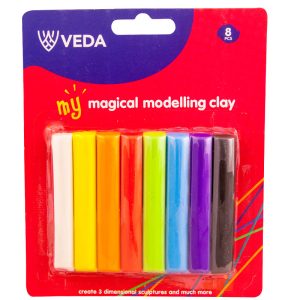 Veda Modelling Clay 120GMS 8 Pack