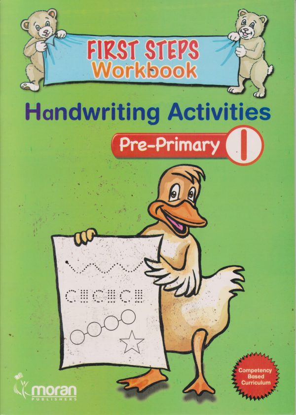 Moran First steps Workbook Handwriting Activity Pre-primary 1