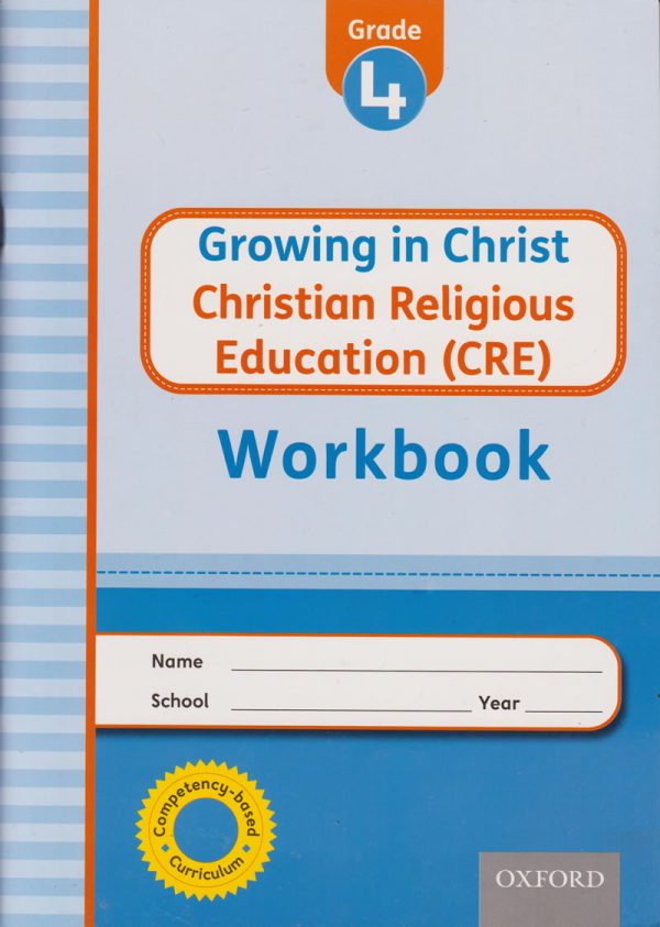 OUP Growing In Christ CRE  Workbook Grade 4