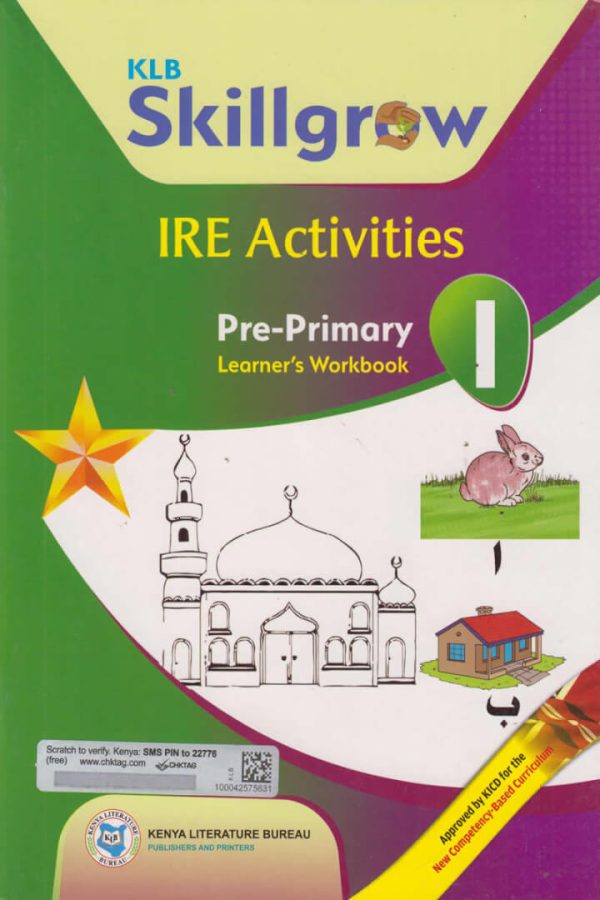 Klb Skillgrow IRE Activities Pre Primary Learners Woorkbook 1