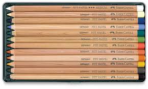 Soft pastel pencils set of 12 Assorted Colors H B Brand