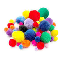 Assorted Colours PomPom creative for art and craft