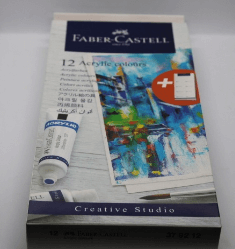 Faber Castell Acrylic Colours 12 pieces X 20ml Tubes